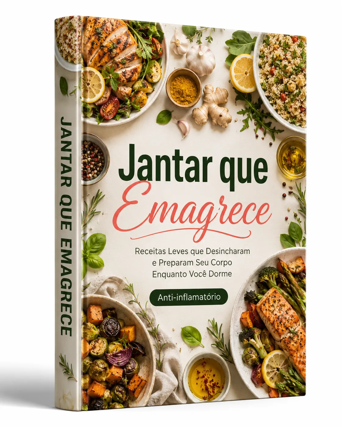Guia de Jantares Leves para Desinchar Dormindo
